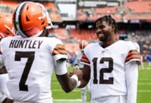 ‘No sé que salí’: Shedeur Sanders se sorprendió cuando Browns sus bancos al final del cuarto trimestre en comparación con los Rams