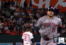 Yainer Díaz bateó un jonrón de dos veces para expandir los Astros conduce a Orioles