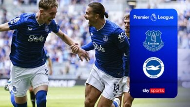Estrellas Grealish cuando Everton abrió el nuevo estadio perfecto.