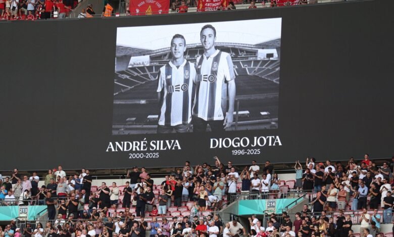 Tributo de Diogo Jota se interrumpió antes del partido de escudo de la comunidad de Liverpool con Crystal Palace | Noticias de fútbol
