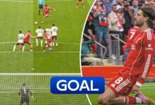 ¡Szoboszlai sorprendió a Anfield con una sensacional tiro libre!