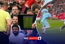 ¿Debería esto haber sido una penalización? ¡Drama de VAR tardío en Old Trafford!
