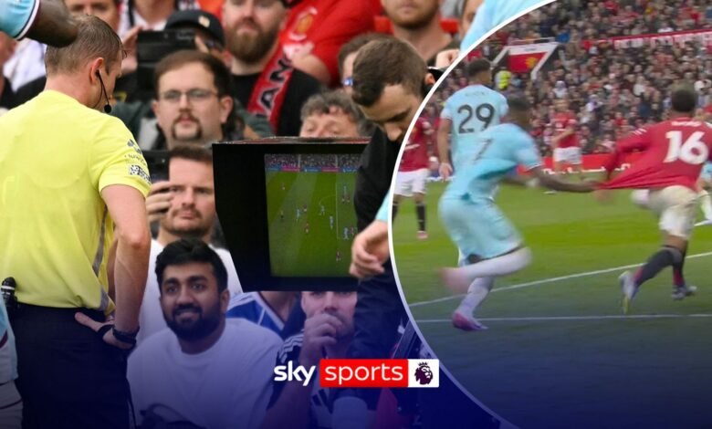 ¿Debería esto haber sido una penalización? ¡Drama de VAR tardío en Old Trafford!