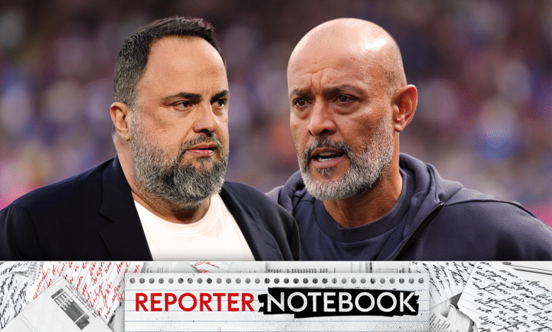 Evangelos Marinakis y Nuno Espirito’s Nottingham Forest Storm at a Lull, por ahora – Notebook Reporter | Noticias de fútbol Evangelos Marinakis y Nuno Espirito’s Nottingham Forest Storm at a Lull, por ahora – Notebook Reporter | Noticias de fútbol