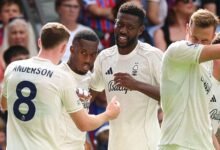 C Palace 1 – 1 N Forest