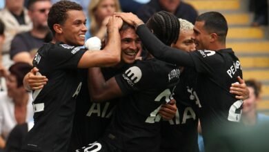 Man City 0 – 2 espuelas