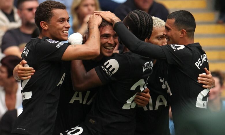 Man City 0 – 2 espuelas Man City 0 – 2 espuelas