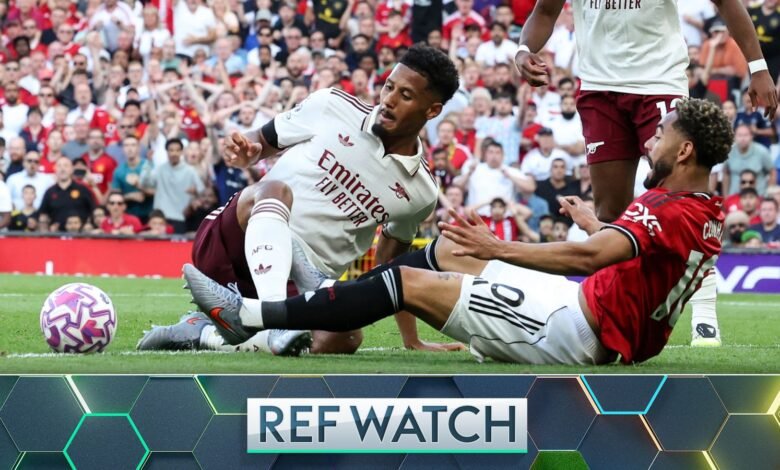 La delgada victoria del Arsenal que Man Utd analiza por la Premier League Dermot Gallagher en Ref Watch | Noticias de fútbol