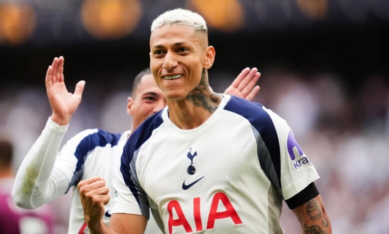 Noticias de transferencia de Tottenham: los espuelas consideran incluir a Richarlison en Eberechi Eze Deal como Club Traps Yoane Wissa Move | Noticias de fútbol Noticias de transferencia de Tottenham: los espuelas consideran incluir a Richarlison en Eberechi Eze Deal como Club Traps Yoane Wissa Move | Noticias de fútbol