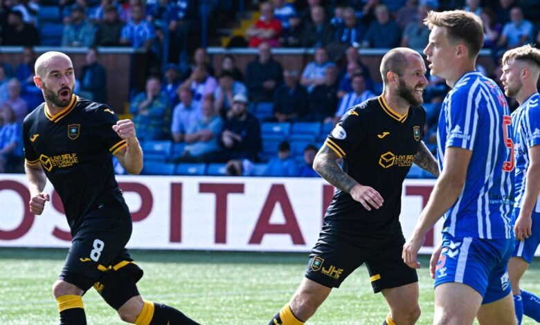 Kilmarnock 2-2 Livingston: Scott Pittman completa el regreso de Livi cuando George Stanger ve un color rojo para el anfitrión | Noticias de fútbol