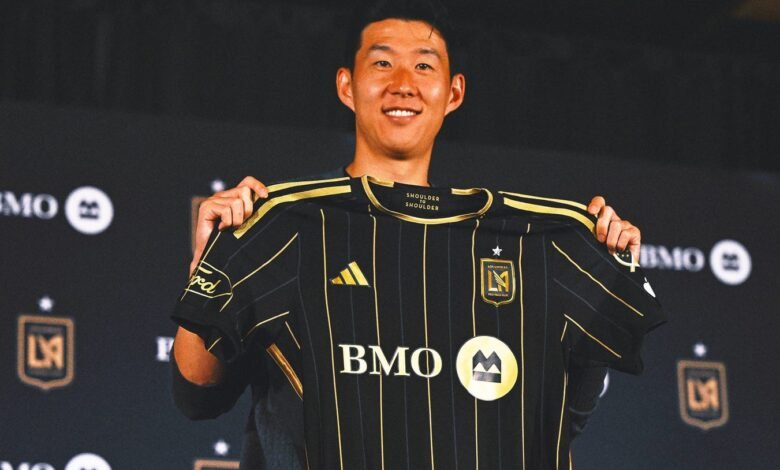 ‘Los sueños se hicieron realidad:’ El hijo Heung-Min se unió a la última estrella de LAFC que hizo saltar de la MLS. ‘Los sueños se hicieron realidad:’ El hijo Heung-Min se unió a la última estrella de LAFC que hizo saltar de la MLS.