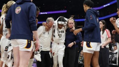 Sydney Colson de Fever fuera del juego con mercurio con lesiones en las piernas.