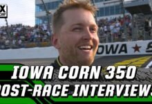 William Byron y muchas entrevistas después de la carrera desde Iowa Speedway | NASCAR en Fox
