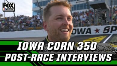 William Byron y muchas entrevistas después de la carrera desde Iowa Speedway | NASCAR en Fox