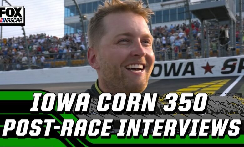William Byron y muchas entrevistas después de la carrera desde Iowa Speedway | NASCAR en Fox William Byron y muchas entrevistas después de la carrera desde Iowa Speedway | NASCAR en Fox