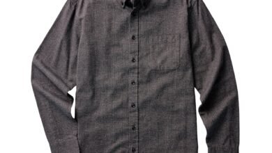 Taylor Stitch camisa de pecho oscuro de pecho oscuro