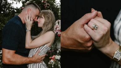 Taylor Swift y Travis Celsi fueron empleados, compartir fotos de la propuesta de los sueños