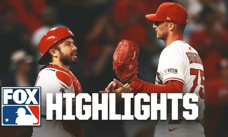 Rayos contra los aspectos destacados de los ángeles | MLB en Fox