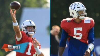 ¿Los Colts deberían nombrar a Daniel Jones o Anthony Richardson su comienzo? | Lo primero antes