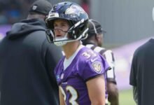 Notebook de Camp Camp de Ravens: el nuevo jugador Tyler Loop recibió el ‘A +++’ de John Harbaugh en la primera prueba en el estadio.