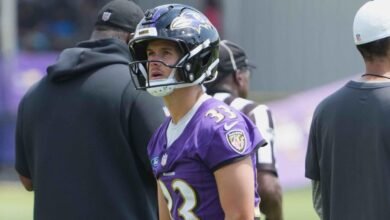 Notebook de Camp Camp de Ravens: el nuevo jugador Tyler Loop recibió el ‘A +++’ de John Harbaugh en la primera prueba en el estadio.