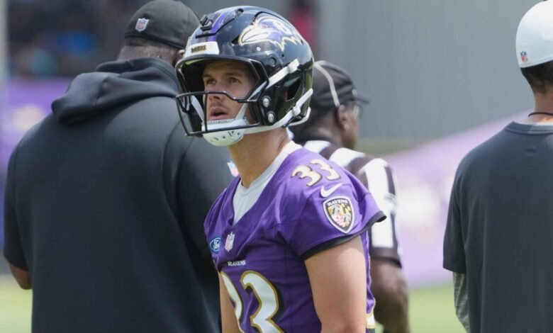 Notebook de Camp Camp de Ravens: el nuevo jugador Tyler Loop recibió el ‘A +++’ de John Harbaugh en la primera prueba en el estadio.