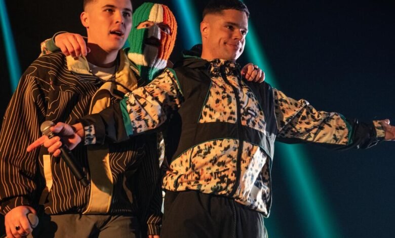 El grupo de rap irlandés Nanecap canceló la gira estadounidense, con citas de la cita de la corte