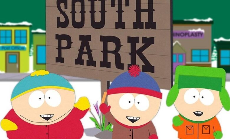 Dean Ken, ‘South Park’ ambos en el poste para hielo Dean Ken, ‘South Park’ ambos en el poste para hielo