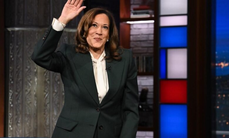 Kamala Harris Stephen le dijo a Colbart el sistema estadounidense ‘roto’