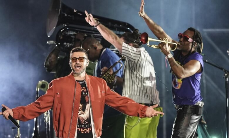 Justin Timberlake revela el diagnóstico de cal en el viaje mundial Justin Timberlake revela el diagnóstico de cal en el viaje mundial