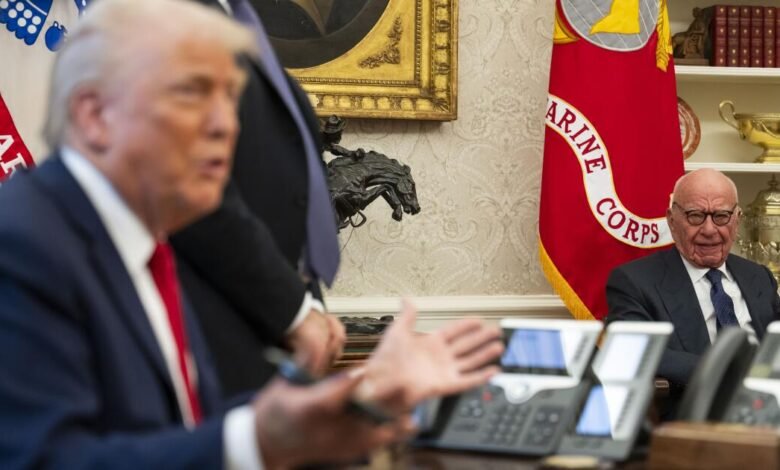 Rupert Murdoch y Donald Trump: dentro de su relación Jotla