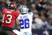 El esquinero de los Cowboys Daron Bland
