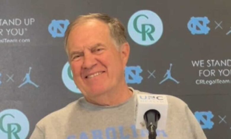 El equipo UNC de Bill Belichick anunció Hulu Docuseries. El equipo UNC de Bill Belichick anunció Hulu Docuseries.
