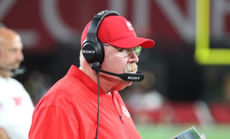 Andy Reid publicó siete cadenas lesionadas no jugarán el viernes