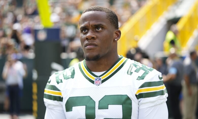 Packers RB Marshawn Lloyd llegó a perder el tiempo con los isquiotibiales, S Omar Brown todavía estaba en Indianápolis