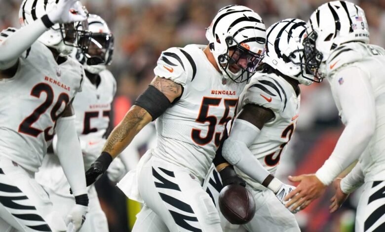 Bengals usará uniformes blancos en comparación con Steelers el jueves por la noche, 16 de octubre Bengals usará uniformes blancos en comparación con Steelers el jueves por la noche, 16 de octubre