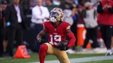 49ers WR Jacob volviendo a salir con la misma lesión en el Winistal