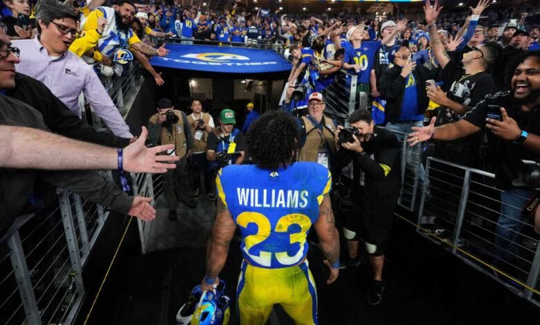 Rams planean dividir mejor los toques entre Kyren Williams, Blake Corum