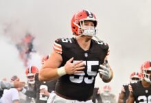 Browns Ethan Pocic Center deja el juego con lesiones en la rodilla
