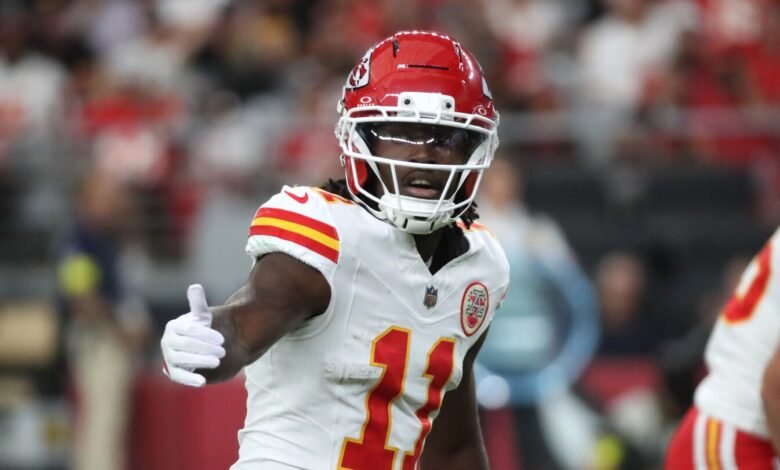 Es poco probable que el novato de los Jefes WR Jalen Royals juegue en la Semana 1 Es poco probable que el novato de los Jefes WR Jalen Royals juegue en la Semana 1