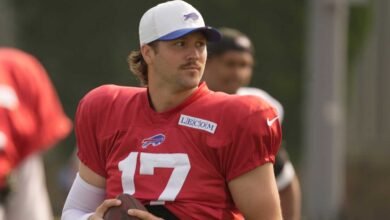 Josh Allen no jugará en el primer partido de la pronatación de Bills
