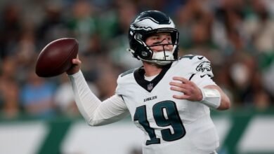 Informe: las águilas renuncian a QB Kyle McCord de sexta ronda