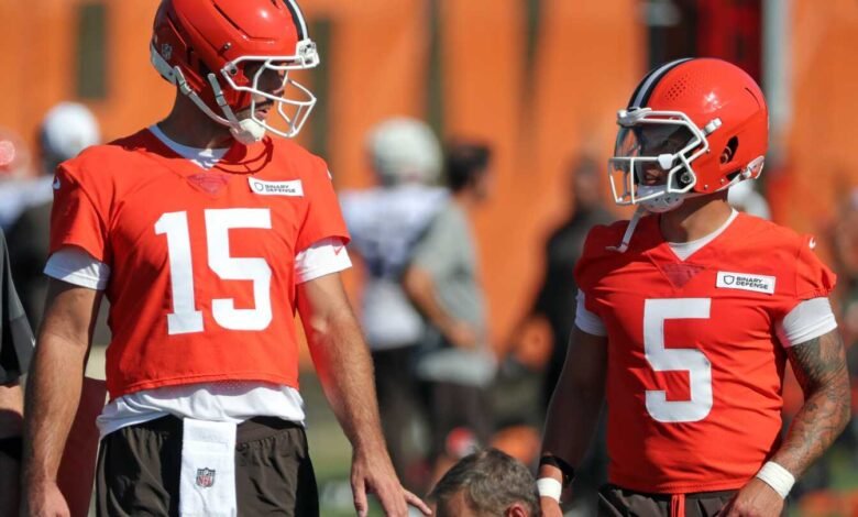 ¿Los Browns recopilarán quarterbacks en la lista de 53 personas? ¿Los Browns recopilarán quarterbacks en la lista de 53 personas?