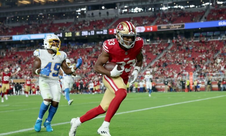 Terique Owens, hijo de Terrell Owens, anota touchdown para 49ers en el final de pretemporada