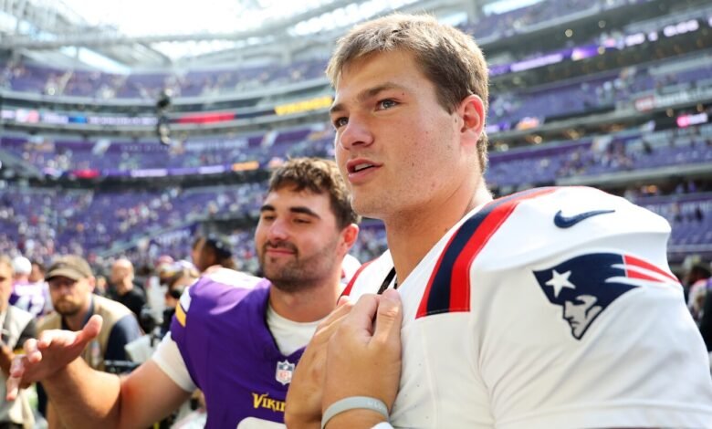 Drake Maye es solo 2024 Patriots para crear una lista de nombres de 53 hombres 2025. Drake Maye es solo 2024 Patriots para crear una lista de nombres de 53 hombres 2025.