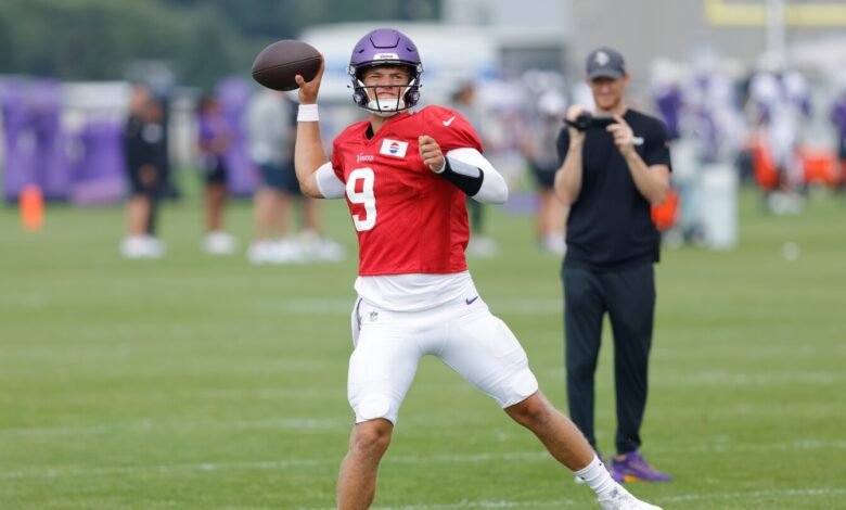 Vikings planea interpretar a JJ McCarthy esta semana Vikings planea interpretar a JJ McCarthy esta semana