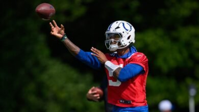 Anthony Richardson tuvo una séptima sesión de entrenamiento después de una semana fuerte