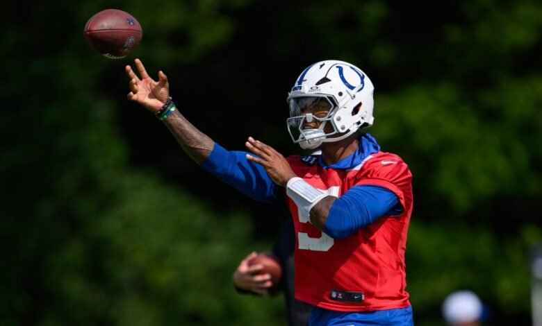 Anthony Richardson tuvo una séptima sesión de entrenamiento después de una semana fuerte