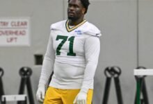 Rookie Packers OT Anthony Belton Más de cinco castigos en un cuarto: tengo que estudiar rápidamente