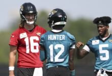Trevor Lawrence en Travis Hunter: “De manera egoísta, definitivamente quiero que ataque más”